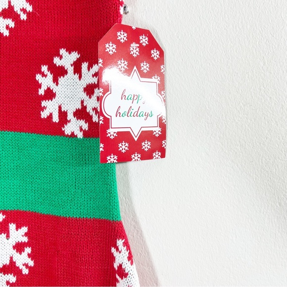 CHRISTMAS present wrapped up SNOWFLAKE dress party costume NWT size SMALL - Picture 4 of 9